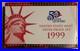 1999-S US Mint SILVER Proof Set With Original Box & COA 9 Coins Box Distressed