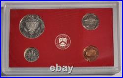 1999-S US Mint SILVER Proof Set With Original Box & COA 9 Coins Box Slightly Distr