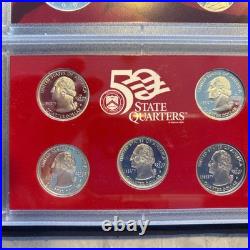 1999-S US Mint Silver Proof Set OGP COA & Box 9 Coins 90% United States