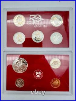 1999-S United States Mint Silver Proof Set OGP COA & Box 9 Coins 90% 1999-S United States Mint Silver Proof Set OGP COA & Box 9 Coins 90%