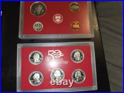 1999 UNITED STATES MINT SILVER PROOF SET w STATE QUARTERS ORIGINAL BOX With COA