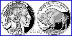 (1) 2001 American Buffalo $1 Commemorative Proof Silver Dollar withBox & COA