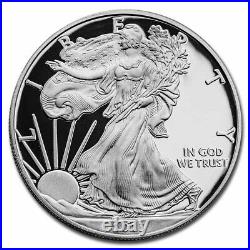 (1) 2013 W 1oz US American Silver Eagle $1 Dollar Proof Bullion Coin withBox & COA