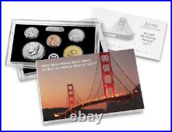 (1) 2018 S United States SILVER REVERSE PROOF Set in Original Box with COA