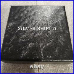 1 OZ. 999 Silver Shield Proof HERMETIC PRINCIPLES with COA & BOX Sacred Geometry11