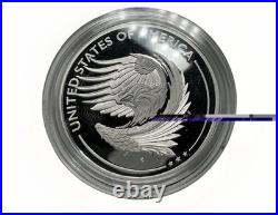 1 Oz Silver Coin 2025 Proof American Liberty Silver Medal With Box & COA