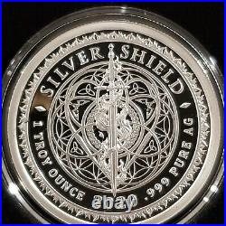 1 oz. 999 silver shield proof We Are You COA BOX SSG Angels Mintage of 999