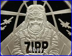 1 oz Silver Proof 2023 Zero Interest Rate Policy Silver Shield. 999 Pure COA BOX