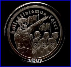 1 oz silver proof Collectivism Kills 2021. 999 COA BOX SSG Zombies Limited 1 oz silver proof Collectivism Kills 2021. 999 COA BOX SSG Zombies Limited