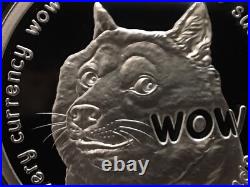 1 oz silver proof Dogecoin 2021.999 Pure COA Box Silver Shield SSG limited