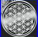 1 oz silver proof Flower Of Life. 999 Pure COA BOX SSG Sacred Geometry Shield