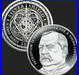 1 oz silver proof Grover Cleveland. 999 COA BOX SSG Silver Shield Limited
