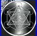 1 oz silver proof Metatron’s Cube. 999 Pure COA BOX SSG Sacred Geometry Limited