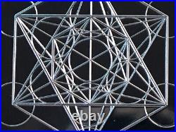 1 oz silver proof Metatron's Cube. 999 Pure COA BOX SSG Sacred Geometry Limited