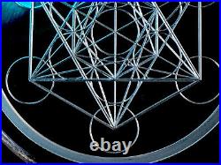 1 oz silver proof Metatron's Cube. 999 Pure COA BOX SSG Sacred Geometry Limited