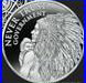 1 oz silver proof Never Trust Government V2.999 Pure COA BOX Indians Navajo