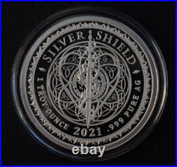 1 oz silver proof Never Trust Government V2.999 Pure COA BOX Indians Navajo