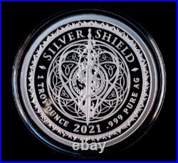 1 oz silver proof Never Trust Government V3.999 Pure COA BOX Indians Navajo