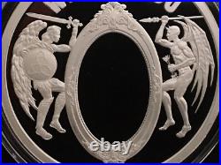 1 oz silver proof We Are You. 999 Pure COA BOX SSG Angels Demons Devil Christian