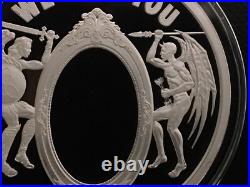 1 oz silver proof We Are You. 999 Pure COA BOX SSG Angels Demons Devil Christian