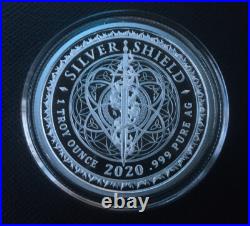 1 oz silver proof We Are You. 999 Pure COA BOX SSG Angels Demons Devil Christian