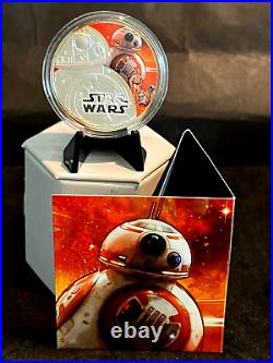 1oz. 999Silver Proof 2016The Force Awakens#2621/10,000OGP+Frame+COA+BOX