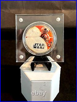 1oz. 999Silver Proof 2016The Force Awakens#2621/10,000OGP+Frame+COA+BOX