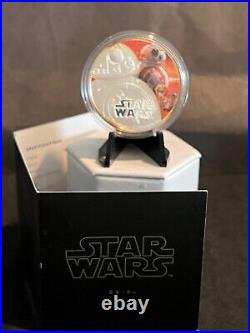 1oz. 999Silver Proof 2016The Force Awakens#2621/10,000OGP+Frame+COA+BOX