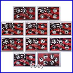 2000-2009 S State Quarter 90% Silver Proof Set Run No Boxes or COAs 51 Coins 2000-2009 S State Quarter 90% Silver Proof Set Run No Boxes or COAs 51 Coins