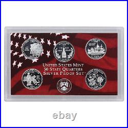 2000-2009 S State Quarter 90% Silver Proof Set Run No Boxes or COAs 51 Coins 2000-2009 S State Quarter 90% Silver Proof Set Run No Boxes or COAs 51 Coins
