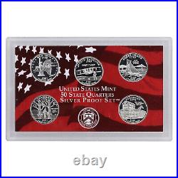 2000-2009 S State Quarter 90% Silver Proof Set Run No Boxes or COAs 51 Coins 2000-2009 S State Quarter 90% Silver Proof Set Run No Boxes or COAs 51 Coins