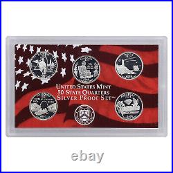 2000-2009 S State Quarter 90% Silver Proof Set Run No Boxes or COAs 51 Coins 2000-2009 S State Quarter 90% Silver Proof Set Run No Boxes or COAs 51 Coins