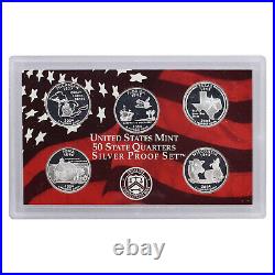 2000-2009 S State Quarter 90% Silver Proof Set Run No Boxes or COAs 51 Coins 2000-2009 S State Quarter 90% Silver Proof Set Run No Boxes or COAs 51 Coins