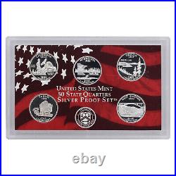 2000-2009 S State Quarter 90% Silver Proof Set Run No Boxes or COAs 51 Coins 2000-2009 S State Quarter 90% Silver Proof Set Run No Boxes or COAs 51 Coins