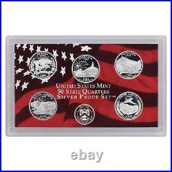 2000-2009 S State Quarter 90% Silver Proof Set Run No Boxes or COAs 51 Coins 2000-2009 S State Quarter 90% Silver Proof Set Run No Boxes or COAs 51 Coins