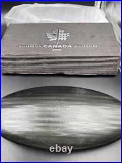 2000 Canada 12 Coin Sterling Silver Millenium Proof Quarter Set with Box & COA #E1