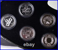 2000 Millennium Quarter 25c Silver 12 piece Proof Set Canada Box/COA See Descrip
