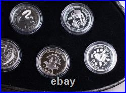 2000 Millennium Quarter 25c Silver 12 piece Proof Set Canada Box/COA See Descrip