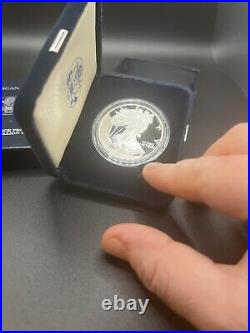 2000 P American Eagle Silver Dollar Proof with Box and COA