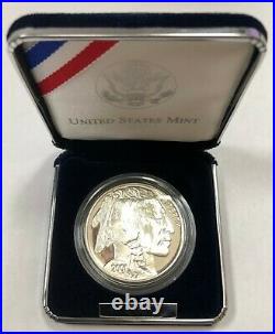 2001 American Buffalo Commemorative Silver Proof Coin with Box