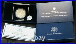 2001-P American Buffalo Proof Commemorative Silver Dollar Box & COA