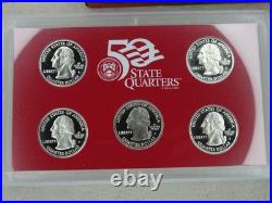 2001-S US Mint Silver Proof Set OGP COA & Box 10 Coins United States