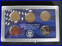 2001 U. S. Mint Silver Proof Set BOTH Boxes Included! Red + Blue 2001 U. S. Mint Silver Proof Set BOTH Boxes Included! Red + Blue