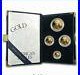 2001 W American Gold Eagle 4 Coin Proof Set w Box COA Platinum Silver Palladium