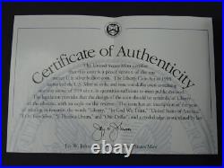 2001-W Proof American Silver Eagle Dollar $1 Box & COA US Mint Bullion OGP