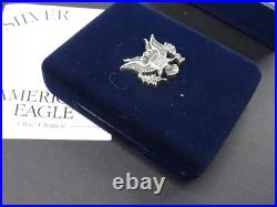2001-W Proof American Silver Eagle Dollar $1 Box & COA US Mint Bullion OGP