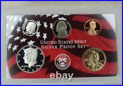 2002-S US Mint Silver Proof Set OGP COA & Box 10 Coins United States