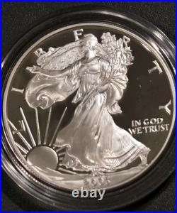 2003-P Proof American Silver Eagle Dollar $1 Box & COA US Mint Bullion