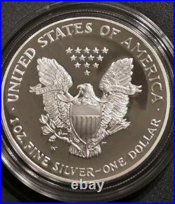 2003-P Proof American Silver Eagle Dollar $1 Box & COA US Mint Bullion
