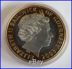 2003 ROYAL MINT CORONATION GOLD & SILVER PROOF ONE KILO 1kg £50 BOXED